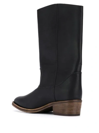 Shop Forte Forte Country Boots In Black