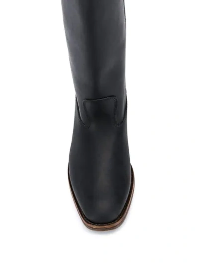 Shop Forte Forte Country Boots In Black