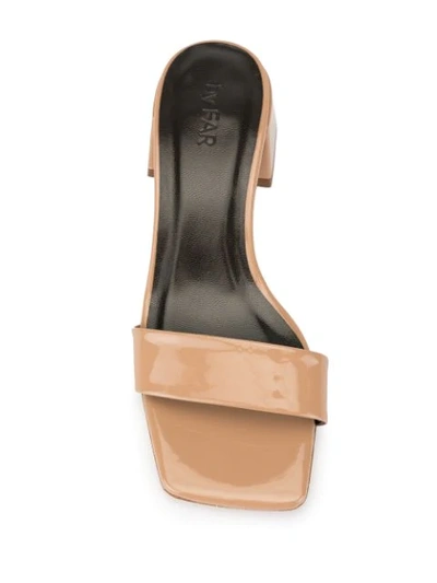 Shop By Far Courtney Sandals In Brown