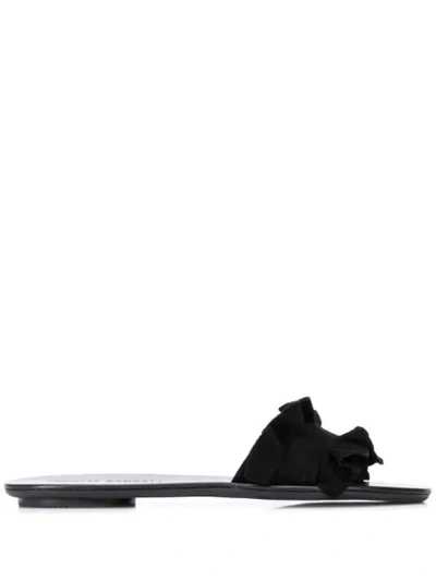 Shop Loeffler Randall Birdie Slide On Sandals In Black