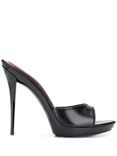 Shop Maison Ernest Passion 13 Heeled Mules In Black