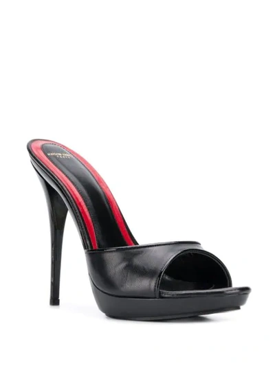 Shop Maison Ernest Passion 13 Heeled Mules In Black