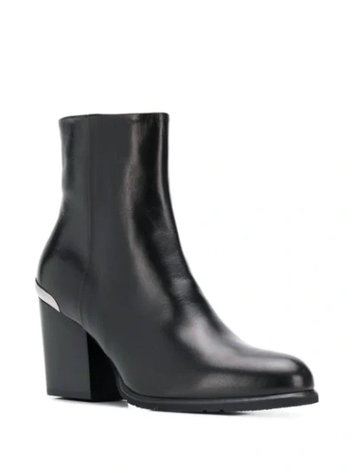 Shop Baldinini Block Heel Ankle Boots In Black