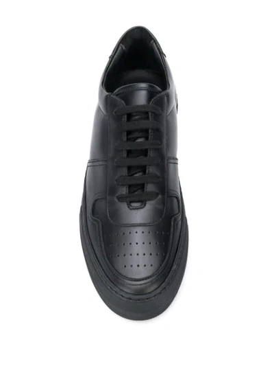 Shop Common Projects Low-top Lace-up Sneakers In Black