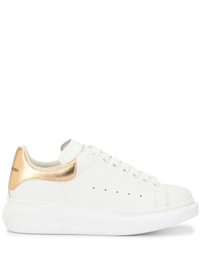 Shop Alexander Mcqueen Chunky Low-top Sneakers In White