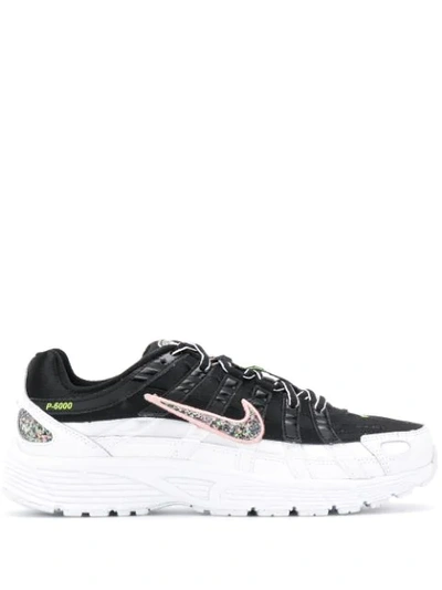 onduidelijk Drastisch Preventie Nike P-6000 Se Mesh And Leather Sneakers In Black | ModeSens