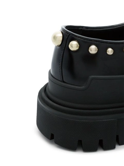Shop Dolce & Gabbana Trekking Studded Shoes In Black