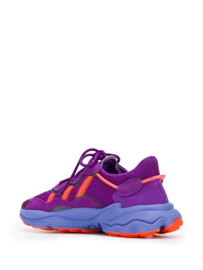 Shop Adidas Originals Ozweego Low-top Sneakers In Purple