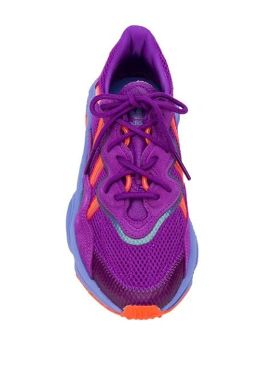 Shop Adidas Originals Ozweego Low-top Sneakers In Purple