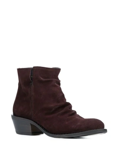 Shop Fiorentini + Baker Crinkled Ankle Boots In Brown