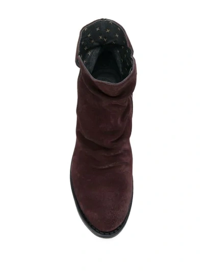Shop Fiorentini + Baker Crinkled Ankle Boots In Brown