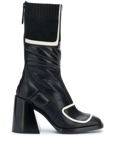 Shop Chloé Bell High-heel Boot In Black