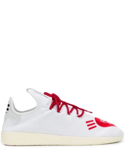 Shop Adidas Originals By Pharrell Williams Human Made Sneakers In White