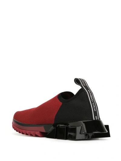 Shop Dolce & Gabbana Sorrento Logo Sneakers In Red