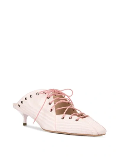 REINVENTED SPECTATOR 35 LACE-UP MULES