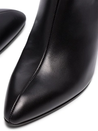 CHLOÉ CURVED HEEL CHELSEA BOOTS - 黑色
