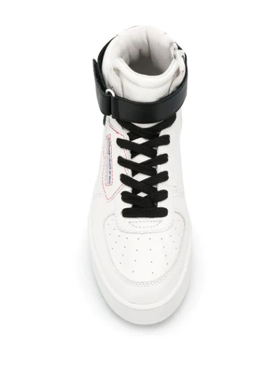 Shop Moa Master Of Arts Disney Ankle Sneakers In White