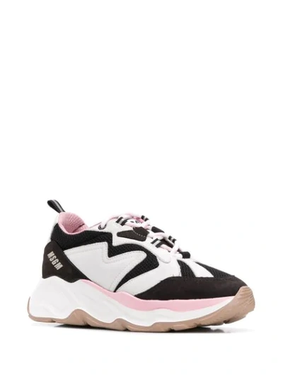 Shop Msgm Attack Low-top Sneakers In Black