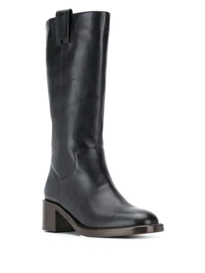 Michel Vivien Country Boots In Black