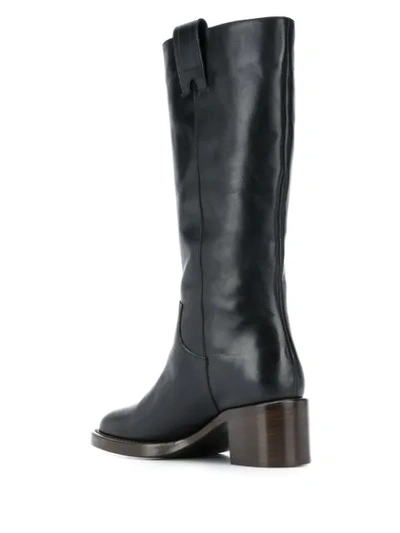 Michel Vivien Country Boots In Black