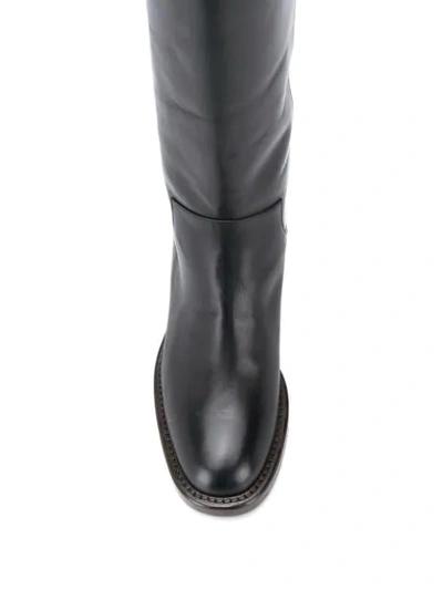 Michel Vivien Country Boots In Black