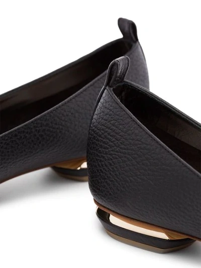 Shop Nicholas Kirkwood Beya Pointed Loafers In Black