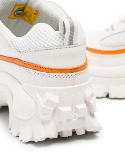 Shop Axel Arigato X Cat Excelsoir Chunky Sneakers In White