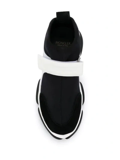 Shop Moncler Baktha Sneakers In Black