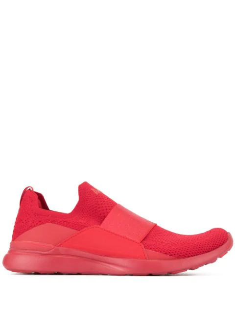 red apl sneakers