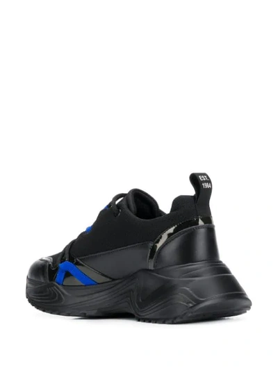 Shop Philosophy Di Lorenzo Serafini Logo Printed Chunky Sneakers In Black