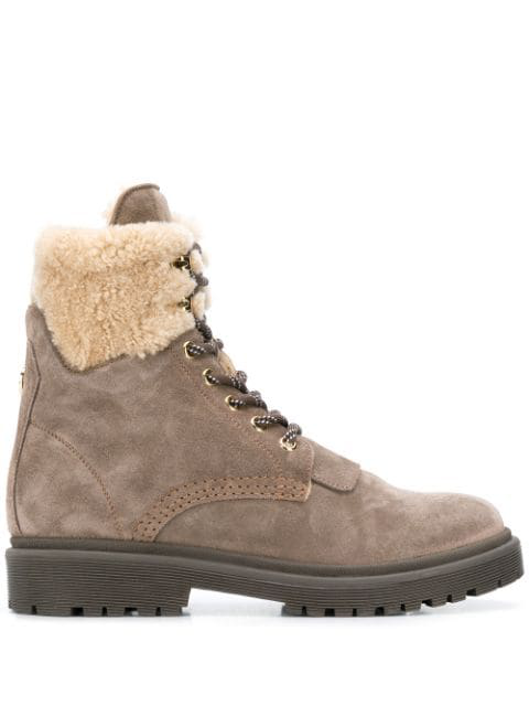 moncler shearling boots