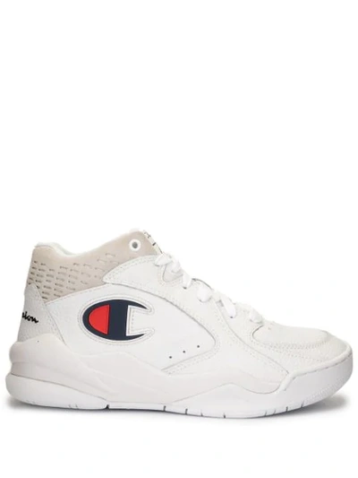 Shop Champion 'zone-mid' Sneakers In White