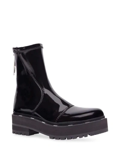 Shop Fendi Biker-style Ankle Boots In Black