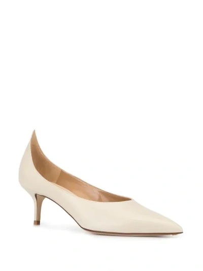 Shop Francesco Russo Pumps Mit Spitzer Kappe In Neutrals