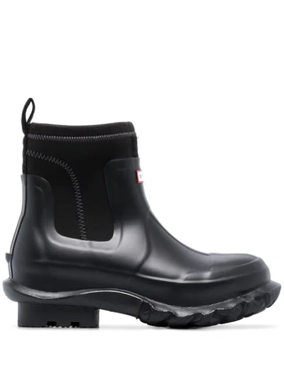 Stella Mccartney X Hunter Rubber Rain Boots In Black