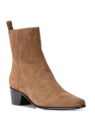 Shop Pierre Hardy Reno Ankle Boots In Brown