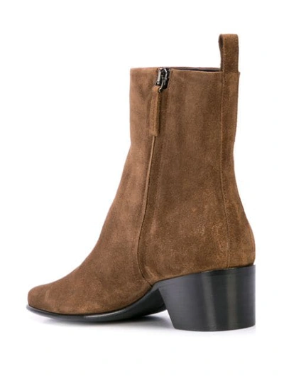Shop Pierre Hardy Reno Ankle Boots In Brown