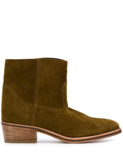 Shop Forte Forte Ankle Boots In Green