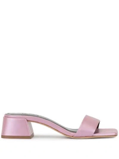 Shop By Far Courtney Sandals In Pink