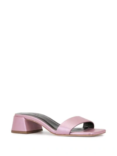 Shop By Far Courtney Sandals In Pink