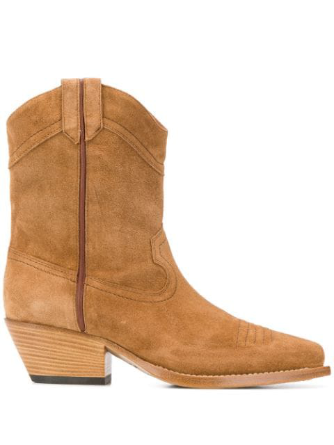 western suede boots
