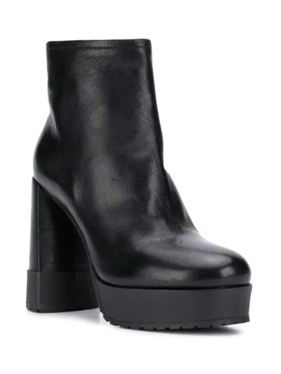 Shop Premiata High-heeled Ankle Boots In Black