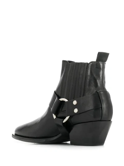 Shop Vic Matie Removable Strap Beatle Boots In 101 Black