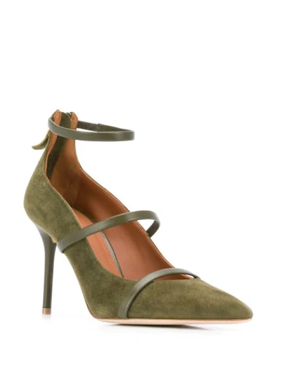 Shop Malone Souliers Robyn Strappy Pumps In Green