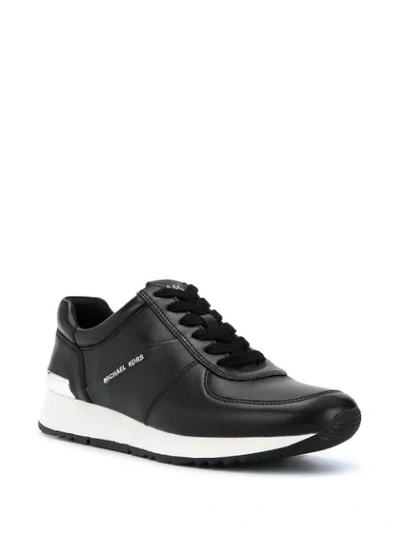 Shop Michael Kors 'allie' Sneakers In Black