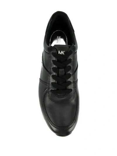 Shop Michael Kors 'allie' Sneakers In Black