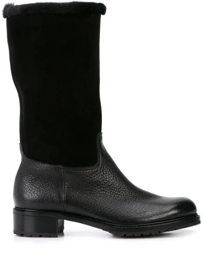 Shop Gravati Classic Slip-on Boots In Black