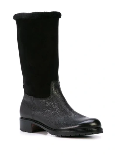 Shop Gravati Classic Slip-on Boots In Black