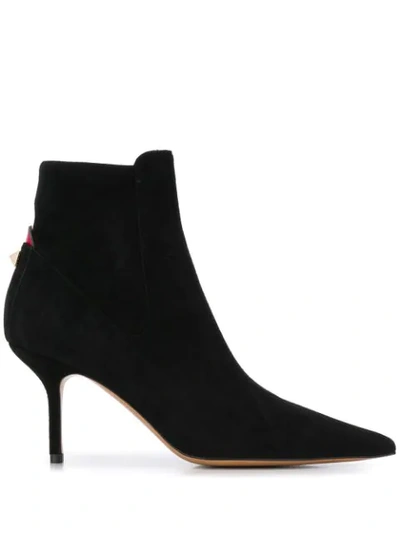 Shop Valentino Garavani 90mm Ankle Boots In 0sm