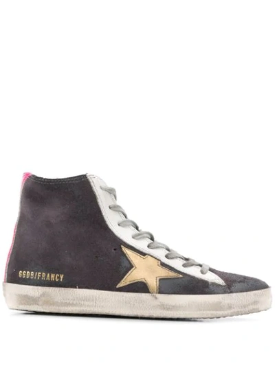 Shop Golden Goose Francy High-top Sneakers In Grey